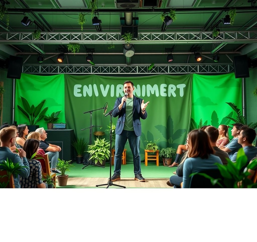 Climate activism comedy